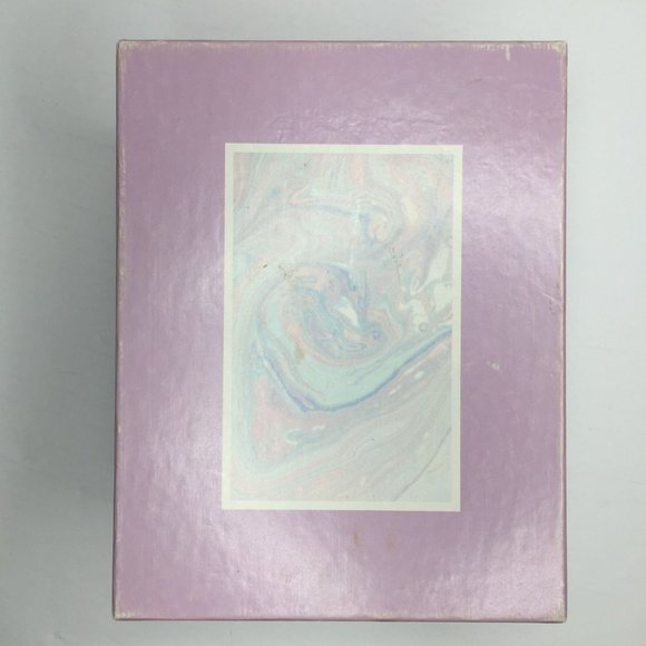 Vintage 1986 Current Inc Marble Check Storage Gift Box 9" X 6" X 5" - Picture 2 of 15